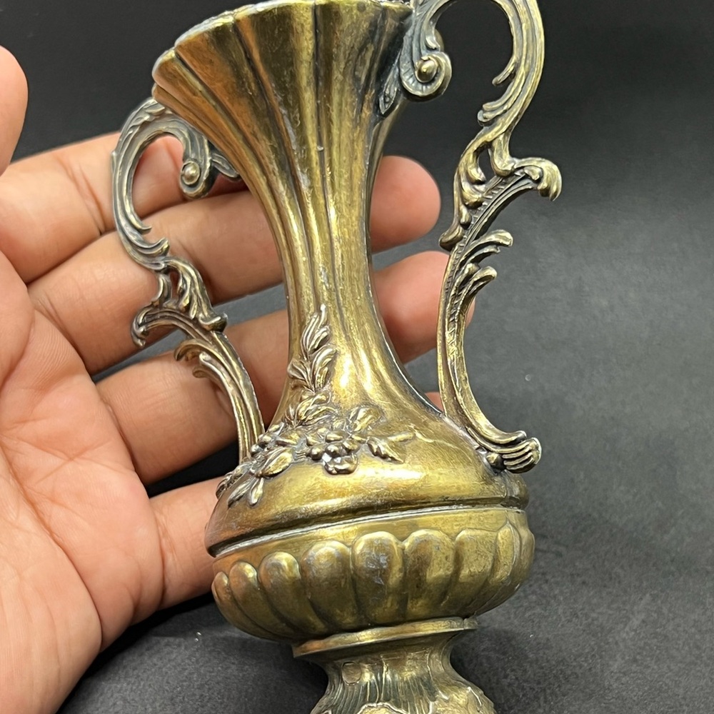 Elegant Bronze Decorative Vase - Picture 6 of 7